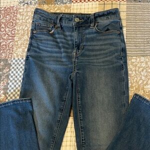 American Eagle Outfitters Dark Blue Straight Leg Jeans